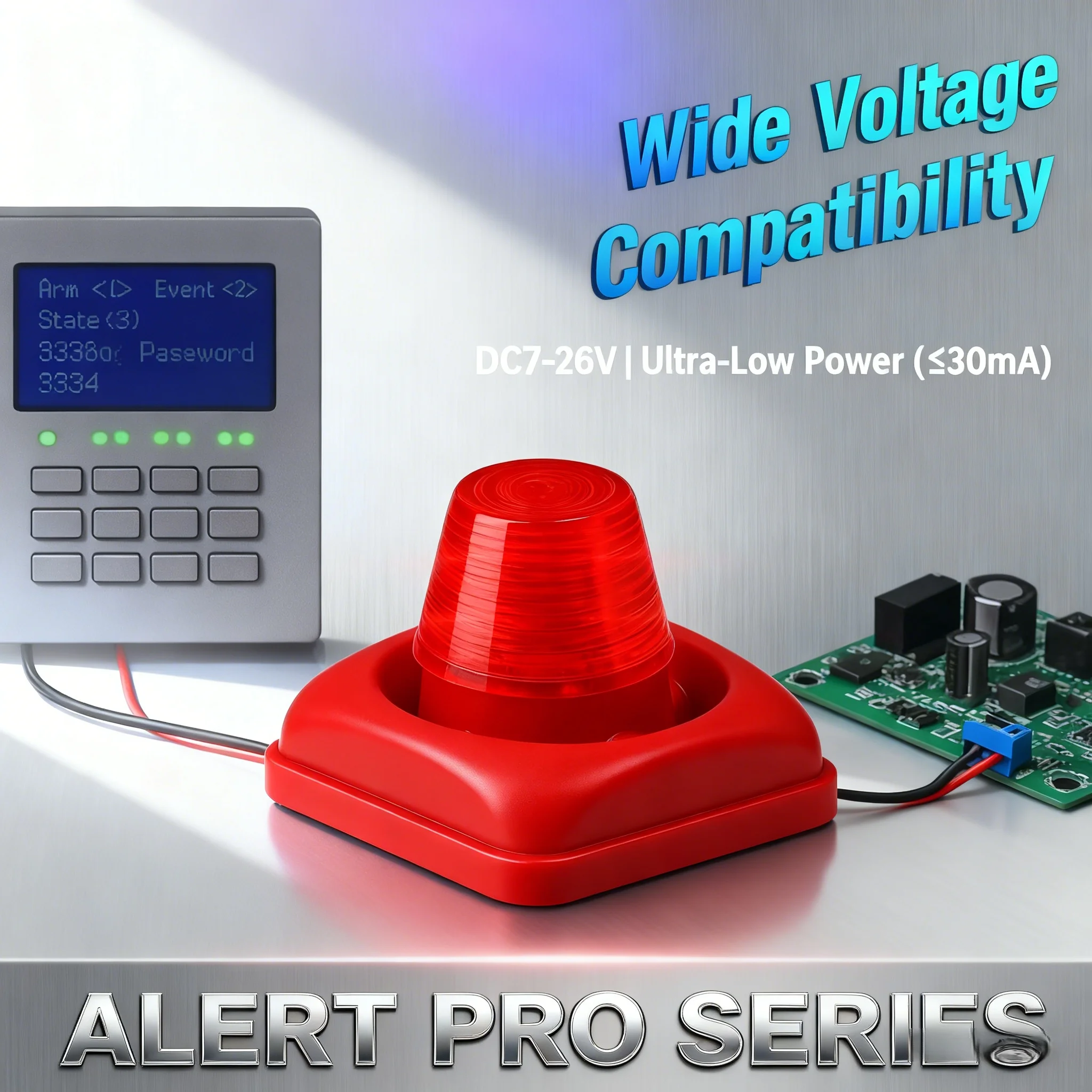 DC7-26V Wide Voltage Model 107 Fire Siren, 115dB, Stable Work -40°C~50°C for Security Installation
DC7-26V Wide Voltage Model 107 Fire Siren, 115dB, Stable Work -40°C~50°C for Security Installation