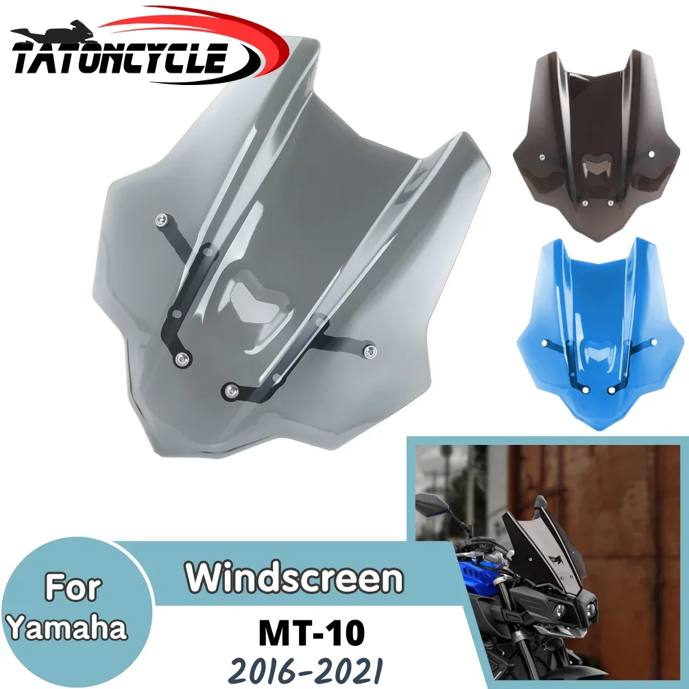 Motorcycle Windscreen Windshield for Yamaha MT-10 2016-2021 MT10 Motorcycle Front Flyscreen Wind Deflector Screen Shield Parts
Motorcycle Windscreen Windshield for Yamaha MT-10 2016-2021 MT10 Motorcycle Front Flyscreen Wind Deflector Screen Shield Parts