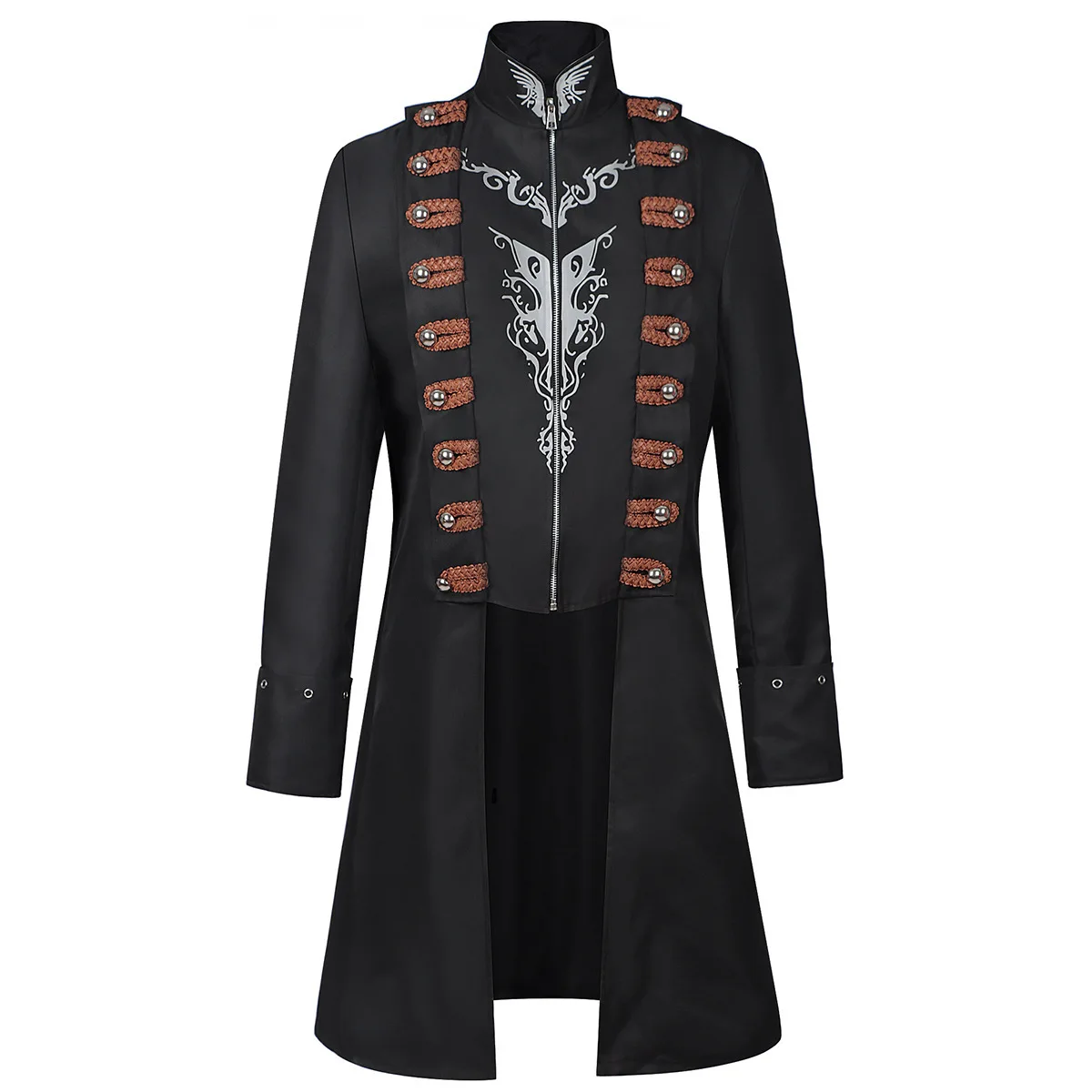 Vintage Male Coat Vampire Cosplay Long Sleeve Stand Neck Men Long Jacket Medieval Costume Party Wear Fancy Dress
Vintage Male Coat Vampire Cosplay Long Sleeve Stand Neck Men Long Jacket Medieval Costume Party Wear Fancy Dress