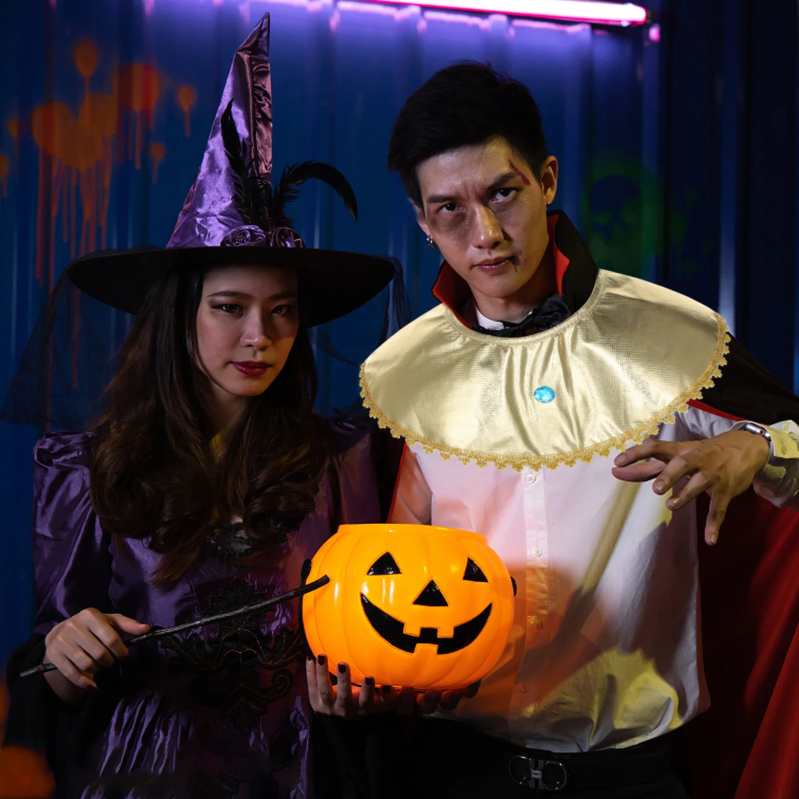 1pc Pharaoh Collar Adjustable Egyptian Neck Wear For Halloween Cosplay Party Role Play Prop Costume Accessory Decorative
1pc Pharaoh Collar Adjustable Egyptian Neck Wear For Halloween Cosplay Party Role Play Prop Costume Accessory Decorative