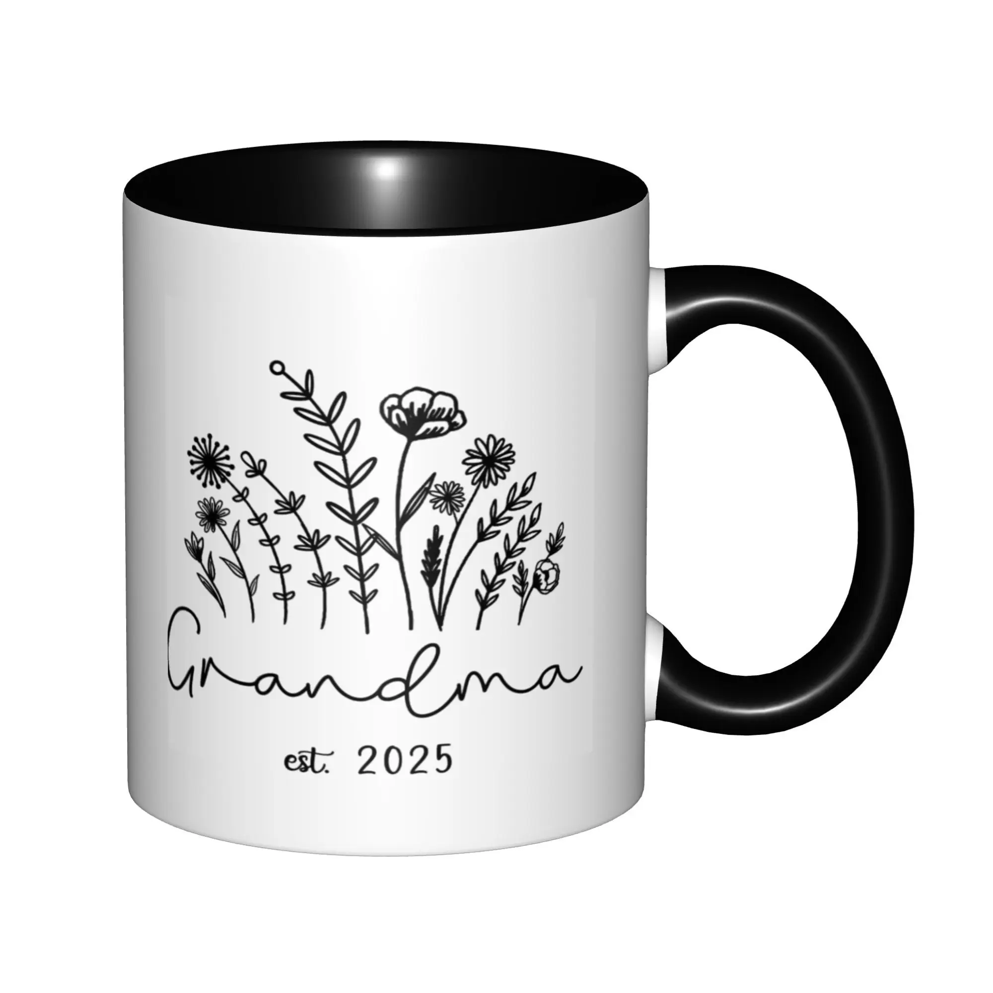 Gift for Grandma - Promoted To Grandma 2025 Mugs With Black Handle Birthday Coffee Mugs Ceramic Tea Cups 11oz
Gift for Grandma - Promoted To Grandma 2025 Mugs With Black Handle Birthday Coffee Mugs Ceramic Tea Cups 11oz