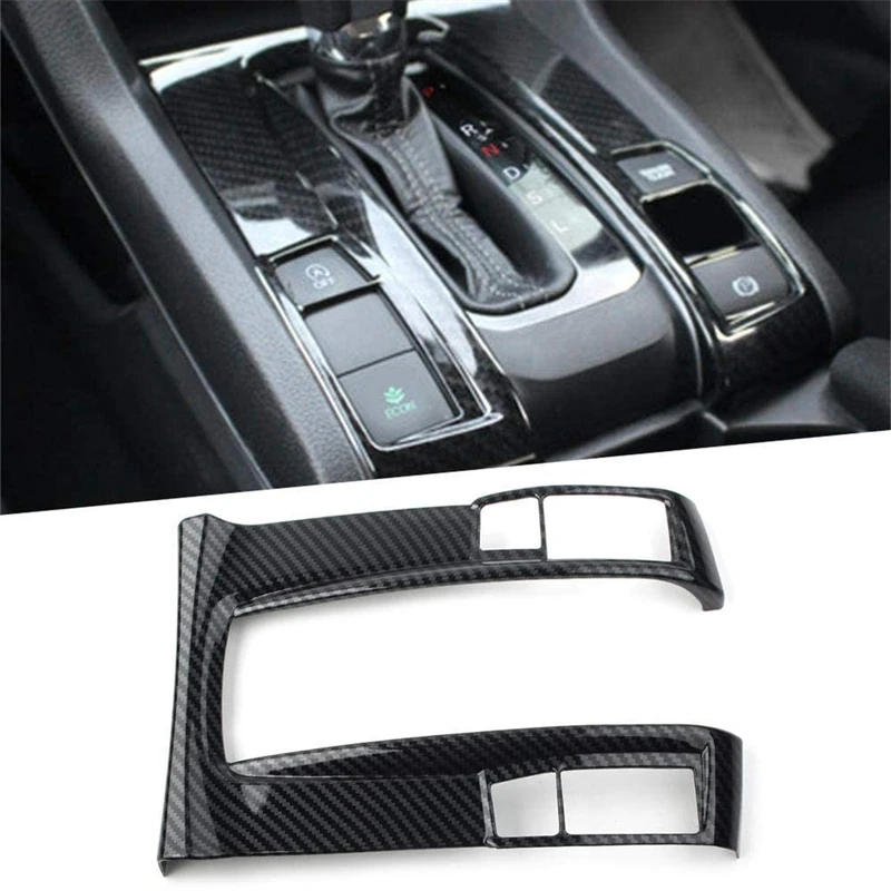 Carbon Fiber Car Center Console Shift Gear Panel Frame Cover Trim For 2016-2020 Honda Civic 10th Gen Automatic Transmission
Carbon Fiber Car Center Console Shift Gear Panel Frame Cover Trim For 2016-2020 Honda Civic 10th Gen Automatic Transmission