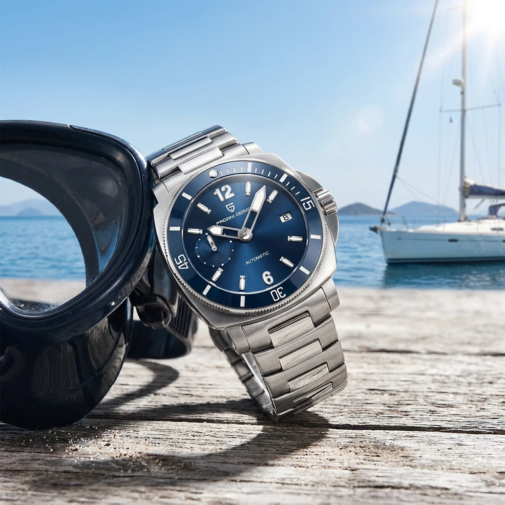 New PAGANI DESIGN Luxury Sports Watch Mechanical AutomaticWatch 100M Waterproof Stainless Steel Sapphire LuminousWatches for Man
New PAGANI DESIGN Luxury Sports Watch Mechanical AutomaticWatch 100M Waterproof Stainless Steel Sapphire LuminousWatches for Man
