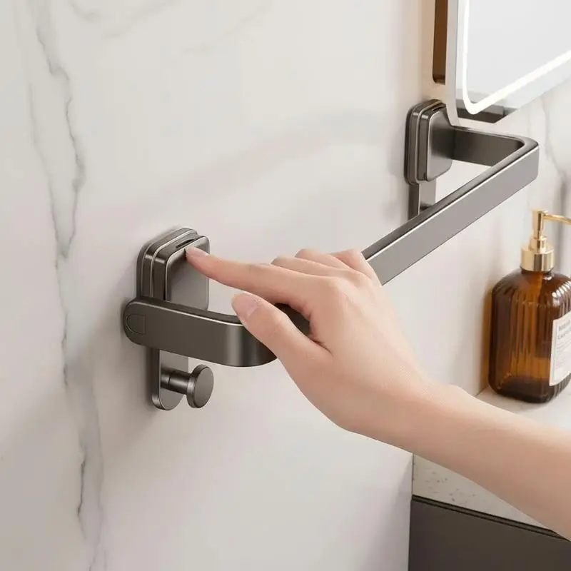 Suction Cup Towel Rack 30cm 40cm 50cm Foldable Wall Mounted Bath Holder for Small Space
Suction Cup Towel Rack 30cm 40cm 50cm Foldable Wall Mounted Bath Holder for Small Space