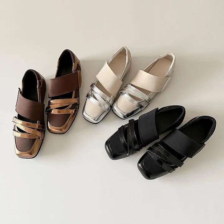 Soft Leather Ballet Flats Women's Casual Fashion Sporty Leisure Single Shoes Mary Jane Shoes Flat Heel Rubber Outsole
Soft Leather Ballet Flats Women's Casual Fashion Sporty Leisure Single Shoes Mary Jane Shoes Flat Heel Rubber Outsole
