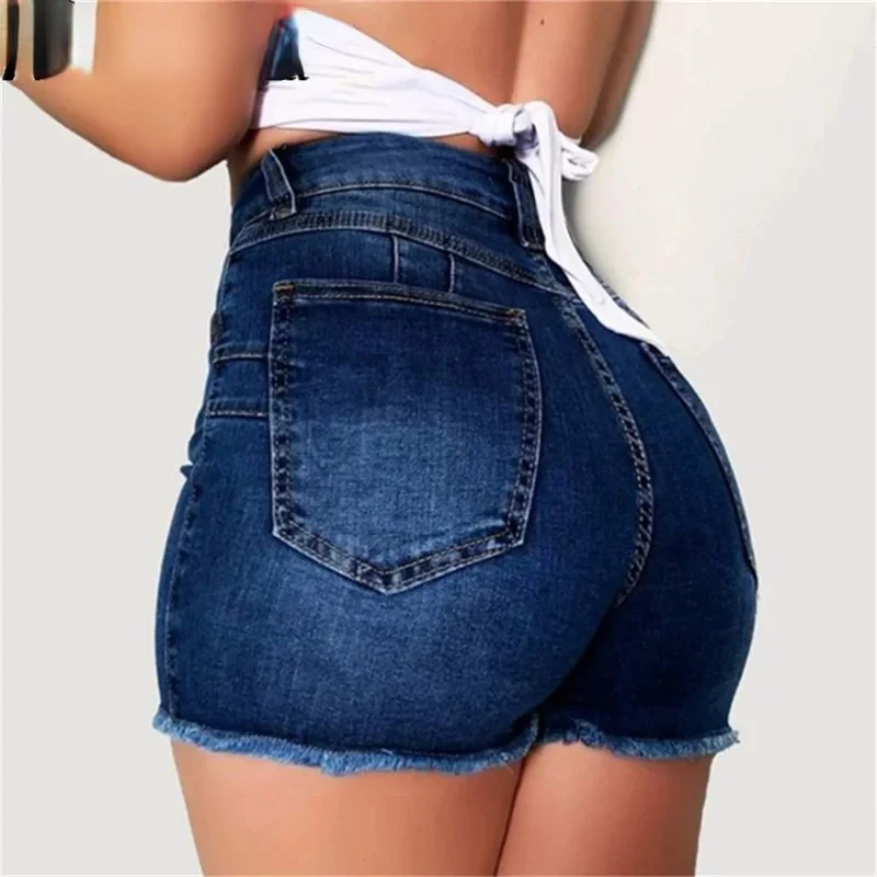 Large Size Sexy Ripped Denim Shorts Girl 2024 New High Waist Skinny Hips Stretch Leg Length Tight Tight Stretch Hips Jeans Women
Large Size Sexy Ripped Denim Shorts Girl 2024 New High Waist Skinny Hips Stretch Leg Length Tight Tight Stretch Hips Jeans Women