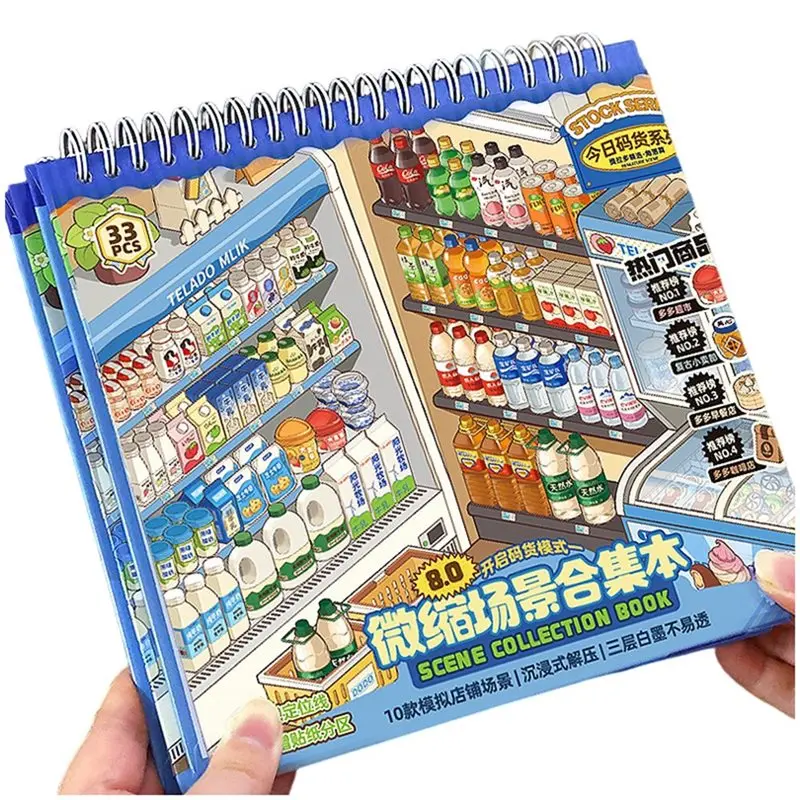 33Pcs/Book Miniature Scene Collection 8.0, 3D Diorama Stickers, Journal Decor, Collector's Series Material
33Pcs/Book Miniature Scene Collection 8.0, 3D Diorama Stickers, Journal Decor, Collector's Series Material