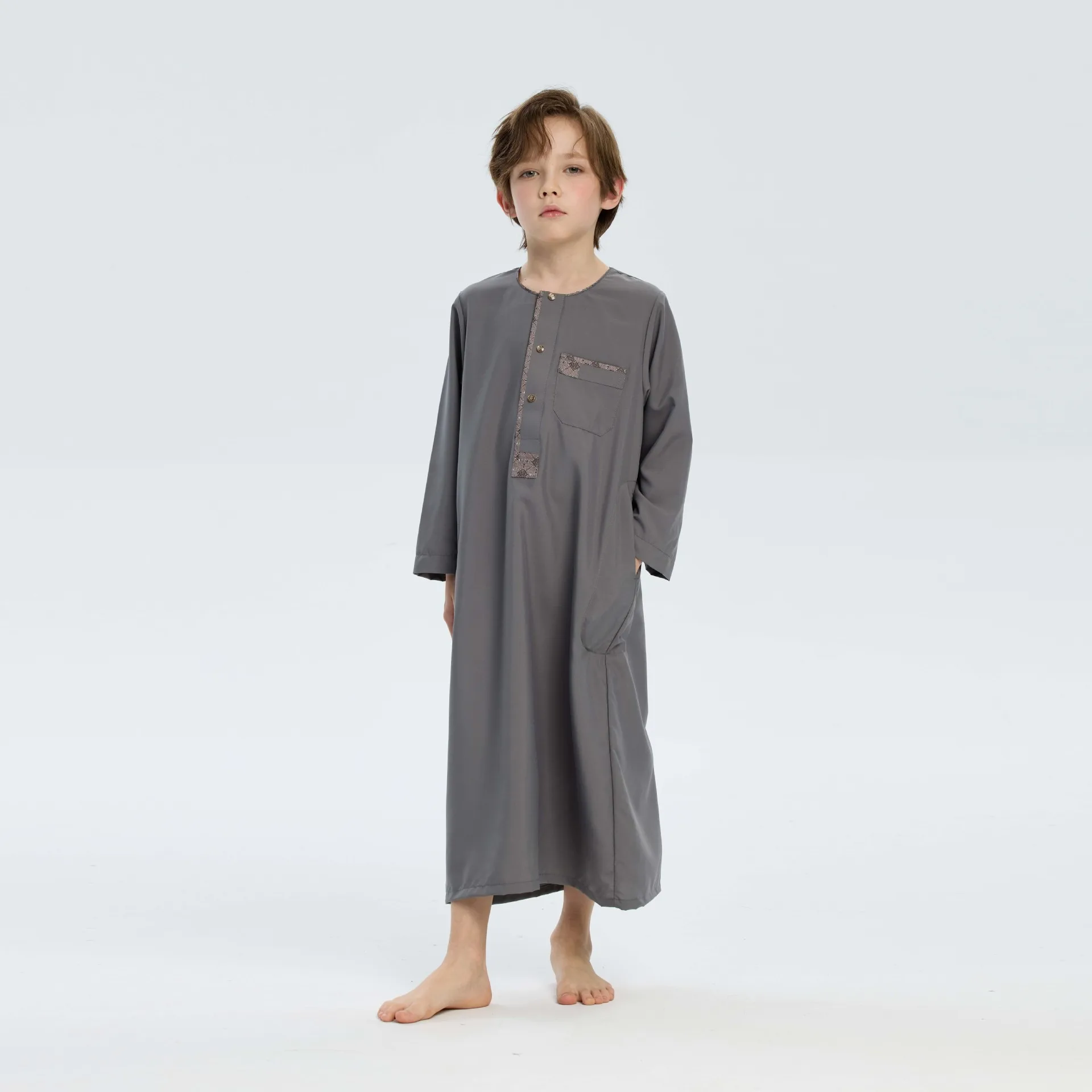 Boy Kid Jubba Thobe Embroidery Muslim Dress Saudi Arab Robe Dishdasha Abaya Kaftan Prayer Islam Clothing Teenage Djellaba Caftan
Boy Kid Jubba Thobe Embroidery Muslim Dress Saudi Arab Robe Dishdasha Abaya Kaftan Prayer Islam Clothing Teenage Djellaba Caftan