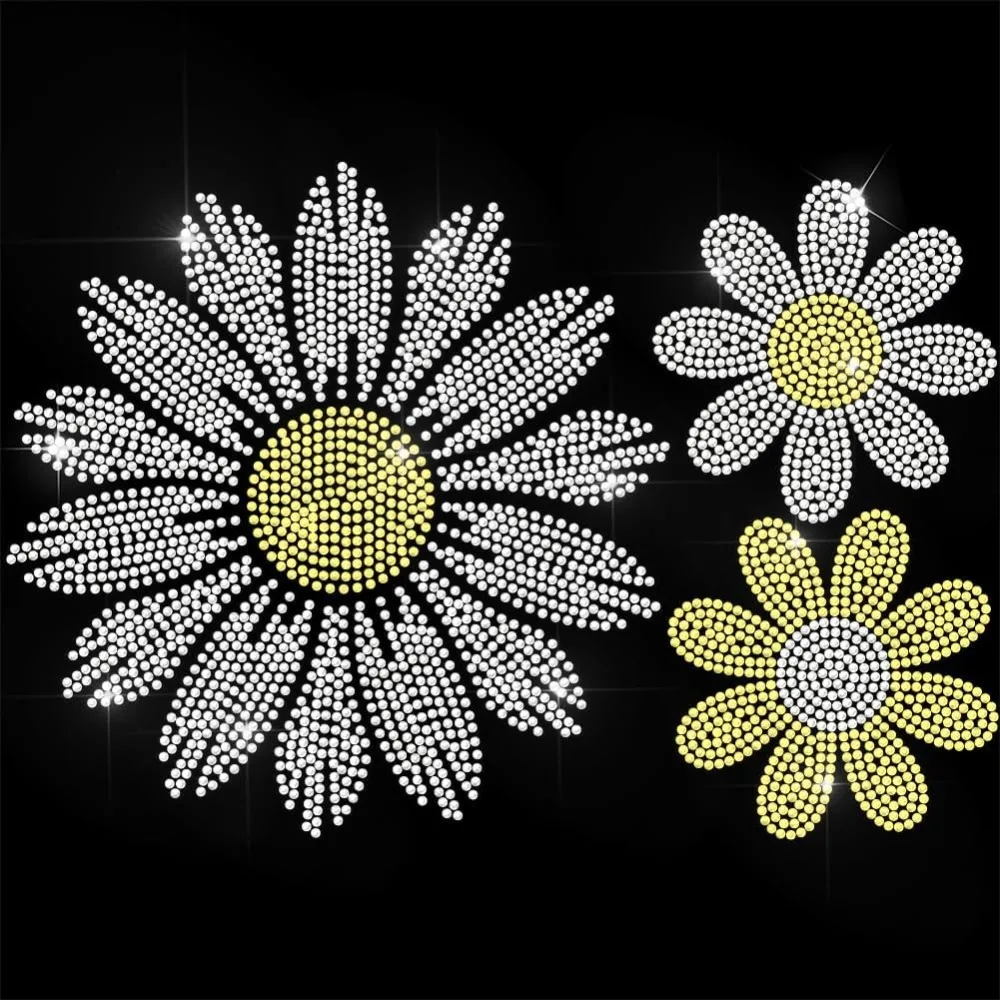 White Rhinestone Iron on Transfer Daisy Bling Hotfix Patches for Clothes 11.6"x8.2" Large Iron On Sequin Applique for Jeans
White Rhinestone Iron on Transfer Daisy Bling Hotfix Patches for Clothes 11.6"x8.2" Large Iron On Sequin Applique for Jeans
