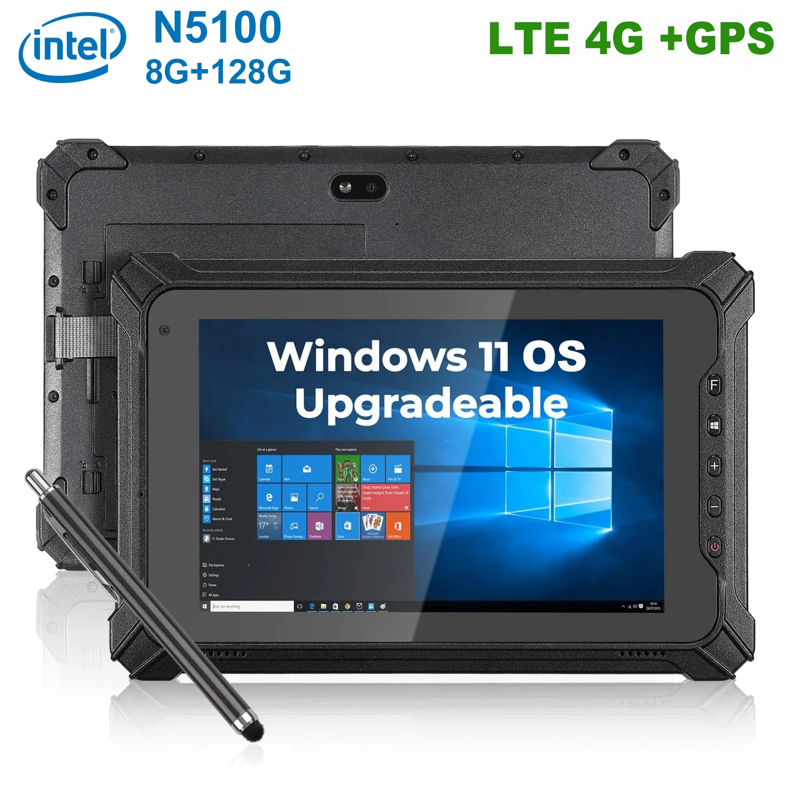 Оригинальный промышленный прочный планшетный ПК с ОС Windows 11, Intel N5100, 8 ГБ ОЗУ, 128 ГБ ПЗУ, водонепроницаемый RS232 RJ45
Оригинальный промышленный прочный планшетный ПК с ОС Windows 11, Intel N5100, 8 ГБ ОЗУ, 128 ГБ ПЗУ, водонепроницаемый RS232 RJ45