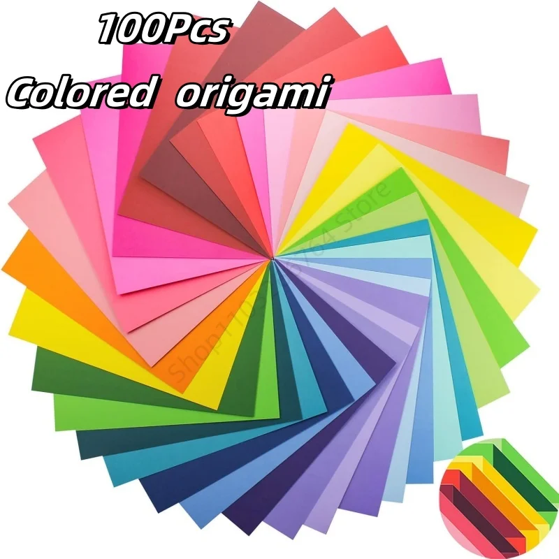 100pcs Square Origami Paper Double Sides Solid Color Folding Paper A4 A5 Multicolor Kids Handmade DIY Scrapbooking Craft Decor
100pcs Square Origami Paper Double Sides Solid Color Folding Paper A4 A5 Multicolor Kids Handmade DIY Scrapbooking Craft Decor