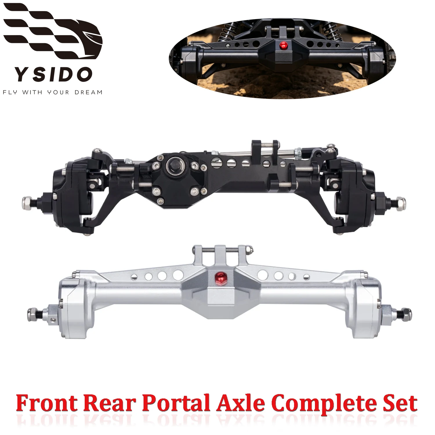 YSIDO 1/10 RC Crawler Car Aluminum Front Rear Portal Axle Complete Combo Set for 1:10 Vanquish VS4-10 Phoenix F10 LCG DIY Part
YSIDO 1/10 RC Crawler Car Aluminum Front Rear Portal Axle Complete Combo Set for 1:10 Vanquish VS4-10 Phoenix F10 LCG DIY Part