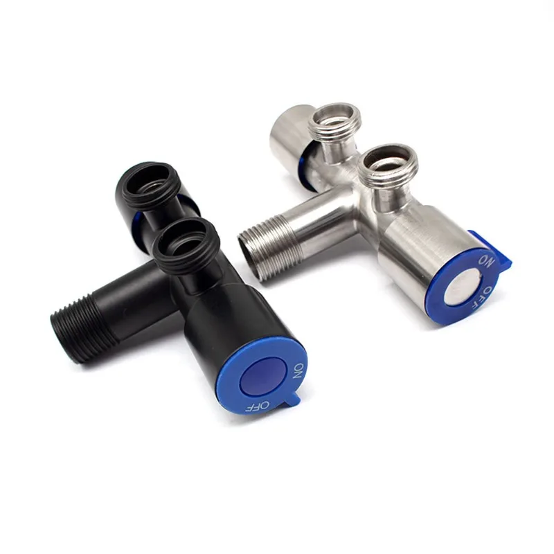 Single Inlet, Double Outlet, Dual Control,triangular Valve Water Divider with Dual Switches,304 Stainless Steel Triangular Valve
Single Inlet, Double Outlet, Dual Control,triangular Valve Water Divider with Dual Switches,304 Stainless Steel Triangular Valve
