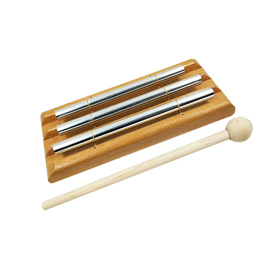 Three Tone Wind Chime Kids Percussion Musical Toy Xylophone Meditation Durable Smooth Safe Children Classroom Toddler Bell
Three Tone Wind Chime Kids Percussion Musical Toy Xylophone Meditation Durable Smooth Safe Children Classroom Toddler Bell