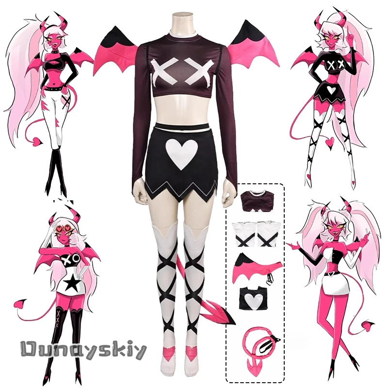 Verosika Cosplay Helluva Fantasia Boss Costume 2Piece Set Elastic Crop Top+Skirt Uniform Anime Outfits Headwear Socks Prop Suits
Verosika Cosplay Helluva Fantasia Boss Costume 2Piece Set Elastic Crop Top+Skirt Uniform Anime Outfits Headwear Socks Prop Suits