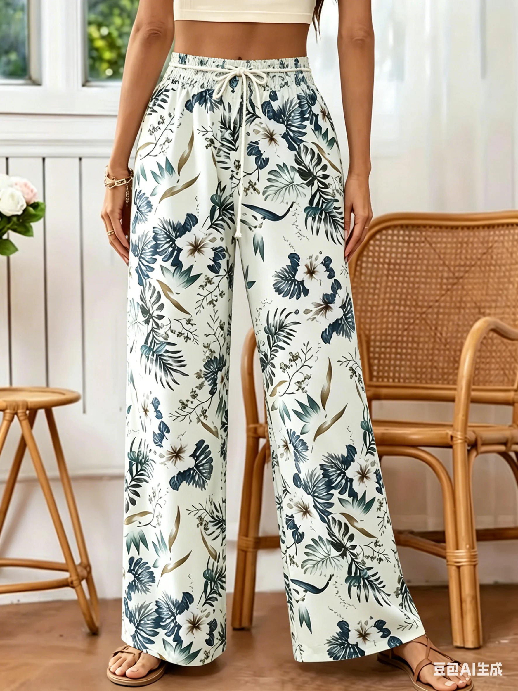 Retro Floral 3D Printed Wide Leg Pants for Both Men and Women, Casual and Loose Fit, Slimming and Fashionable Casual Pants
Retro Floral 3D Printed Wide Leg Pants for Both Men and Women, Casual and Loose Fit, Slimming and Fashionable Casual Pants