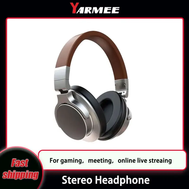 YARMEE High quality Wired Headphones 3.5mm Bass Stereo Foldable Wired Headphones 40mm drivers Earphone For PC Computer Laptop
YARMEE High quality Wired Headphones 3.5mm Bass Stereo Foldable Wired Headphones 40mm drivers Earphone For PC Computer Laptop