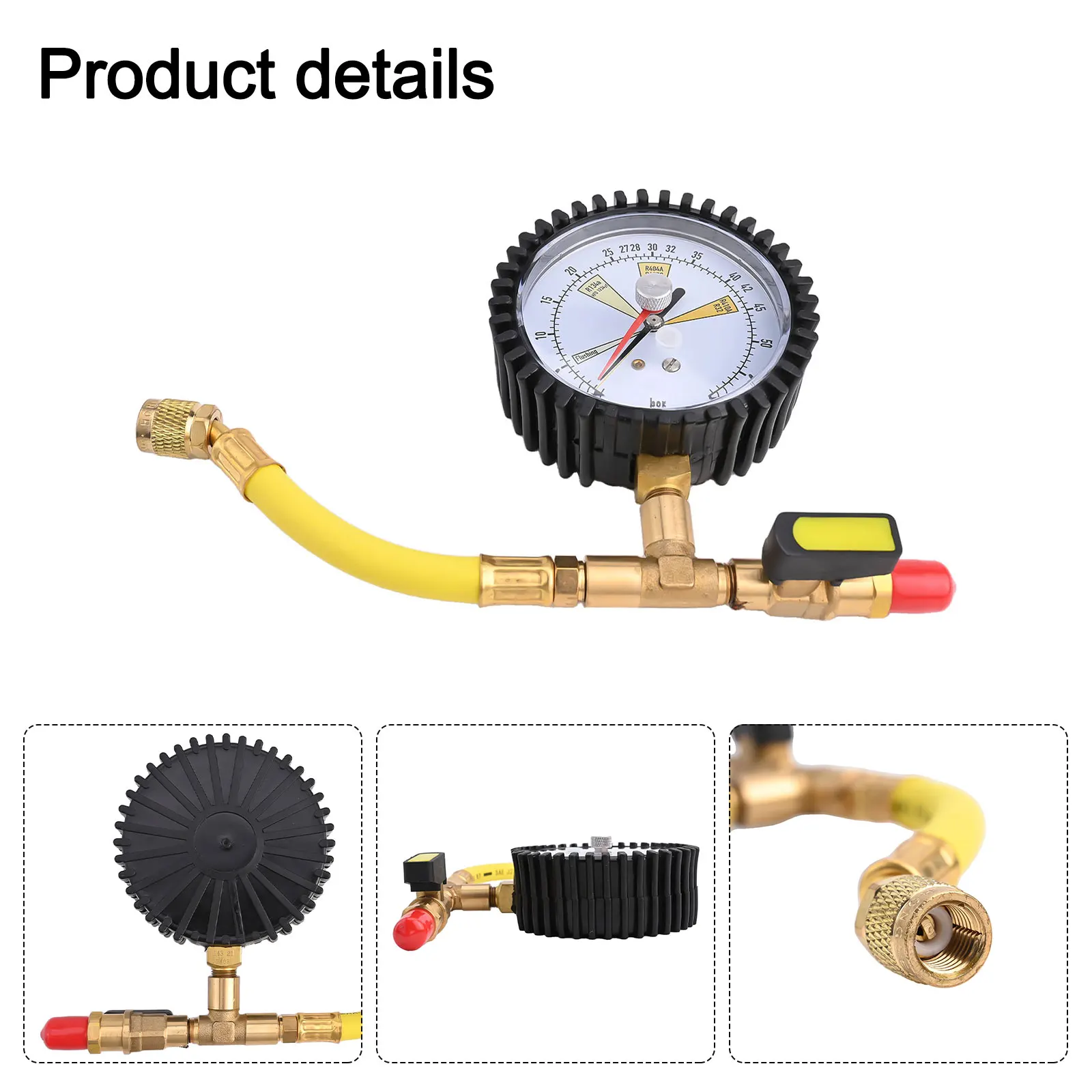 1pcs Air Conditioning Nitrogen Pressure Test Gauge Pressure Gauge Suitable For R134a R22 R407C R410A R134a R22 R407C R410A
1pcs Air Conditioning Nitrogen Pressure Test Gauge Pressure Gauge Suitable For R134a R22 R407C R410A R134a R22 R407C R410A