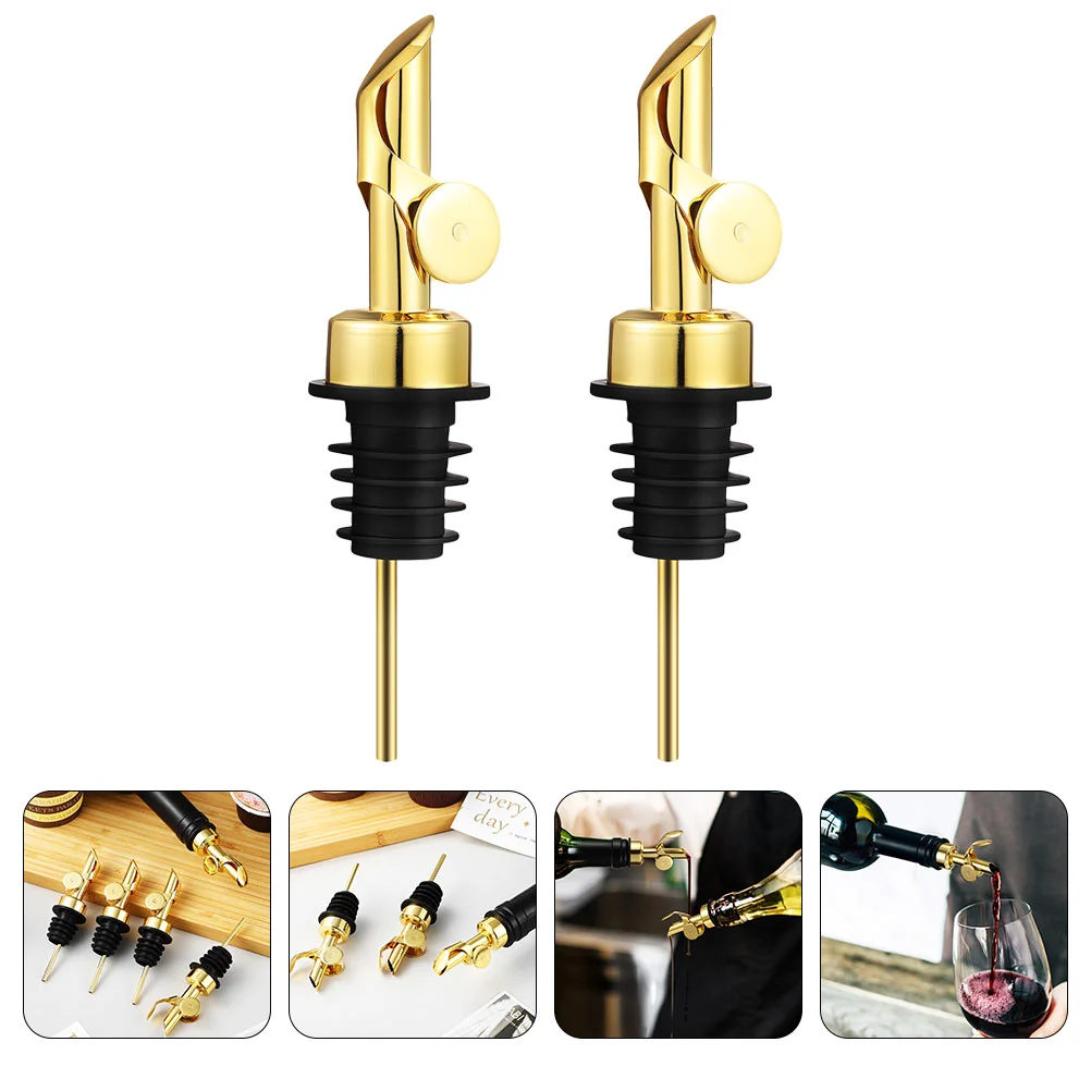 2 Pcs Stainless Steel Pourer Vinegar Dispenser Oil Spout Cork Daily Use Bottle Pourers Spouts for Olive
2 Pcs Stainless Steel Pourer Vinegar Dispenser Oil Spout Cork Daily Use Bottle Pourers Spouts for Olive