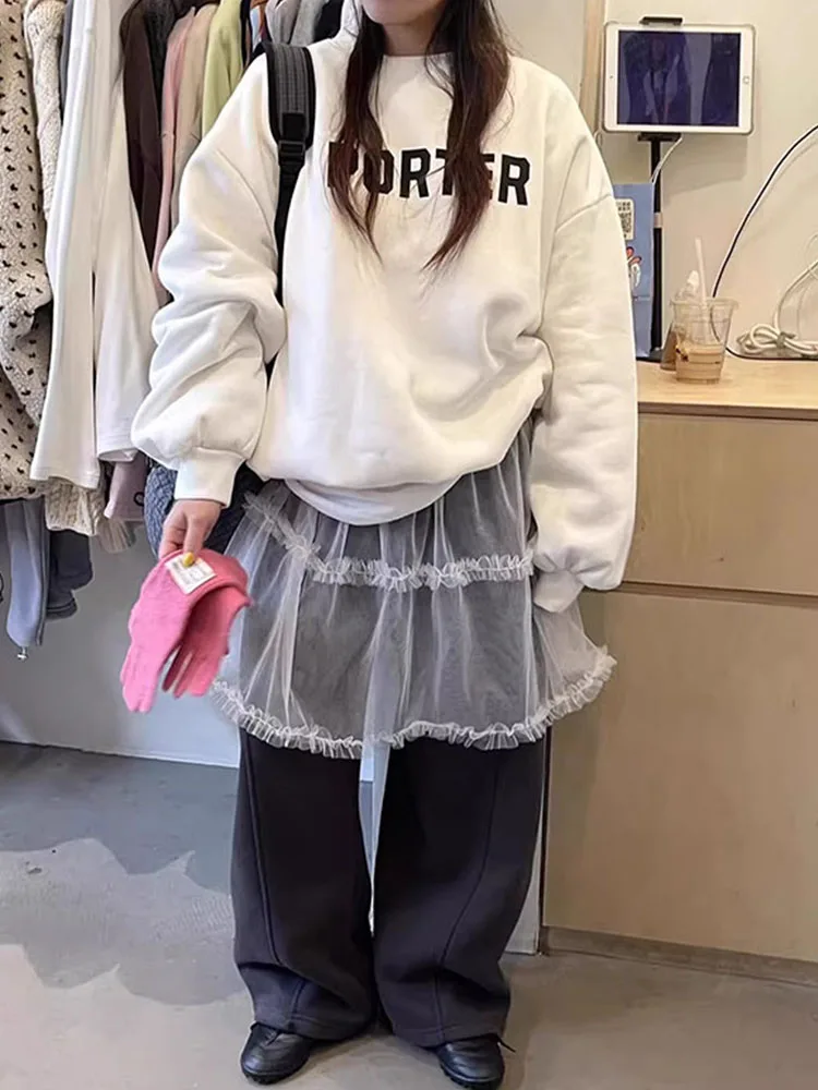 Korean Style Pure Color Mesh Skirt Women's Outerwear Layering Cake Lace Dress Commute Straight Tube Silhouette No Sleeve
Korean Style Pure Color Mesh Skirt Women's Outerwear Layering Cake Lace Dress Commute Straight Tube Silhouette No Sleeve