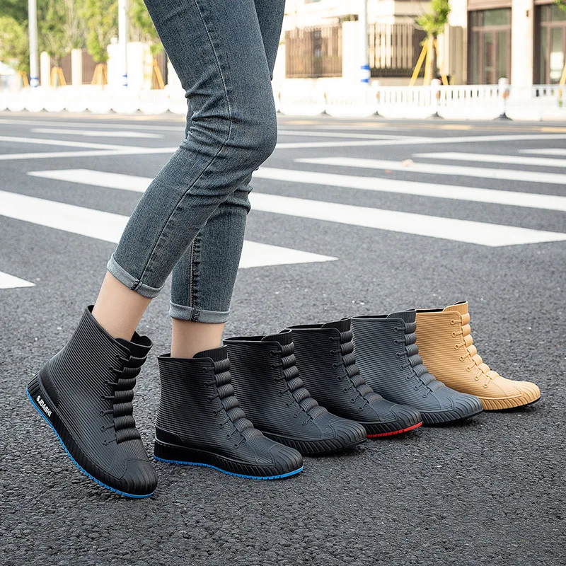 Unisex Mid-Calf Fleece Lined Rain Boots Waterproof Anti-Slip Plastic Boots for Men And Women Spring Autumn Seasonal Shoes
Unisex Mid-Calf Fleece Lined Rain Boots Waterproof Anti-Slip Plastic Boots for Men And Women Spring Autumn Seasonal Shoes