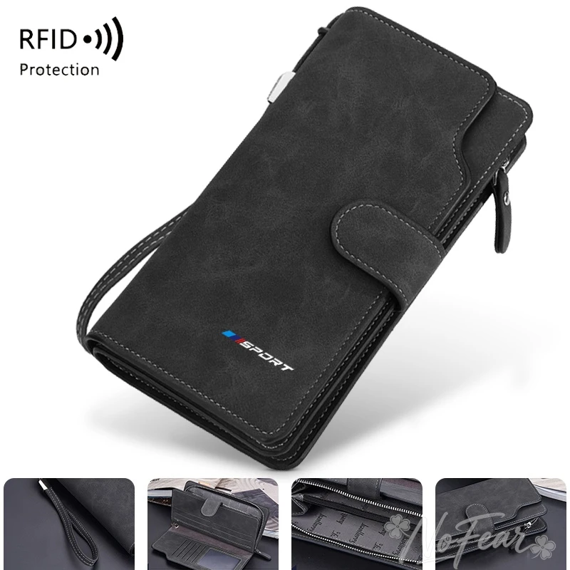 Car Large Capacity Long Wallet Zipper Purse Credit ID Card For BMW 1 3 5 Series G30 G20 F30 F10 E60 X1 X3 E70 F15 F48a Key Case
Car Large Capacity Long Wallet Zipper Purse Credit ID Card For BMW 1 3 5 Series G30 G20 F30 F10 E60 X1 X3 E70 F15 F48a Key Case