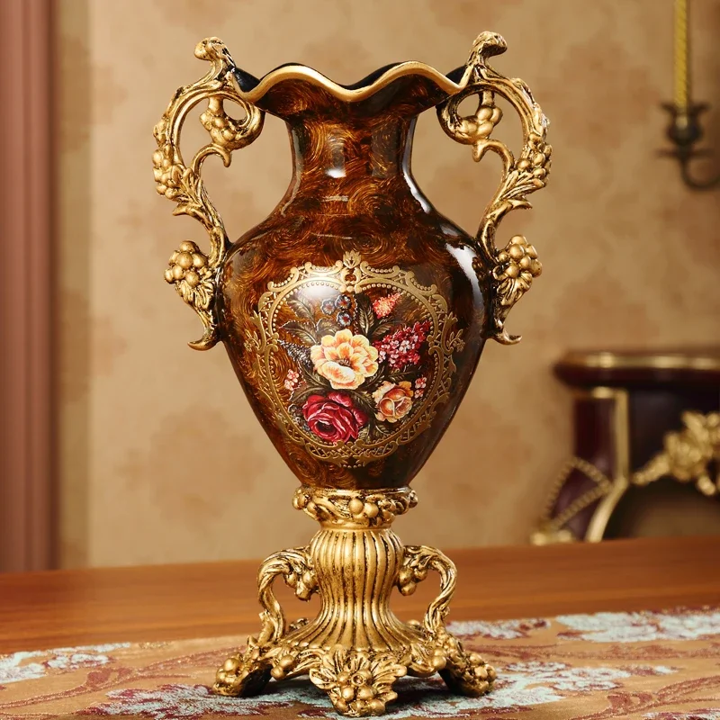 Home Decoration European-style Flower Ornaments Living Room Entrance Flower Arrangement Resin Table Flower Vase
Home Decoration European-style Flower Ornaments Living Room Entrance Flower Arrangement Resin Table Flower Vase