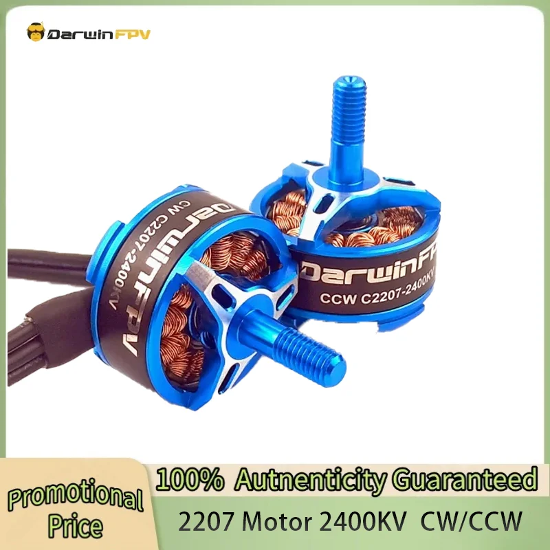 DarwinFPV 2207 2400KV CW CCW Brushless Motor RC Drone FPV Racing Multirotor Accessories RC DIY
DarwinFPV 2207 2400KV CW CCW Brushless Motor RC Drone FPV Racing Multirotor Accessories RC DIY