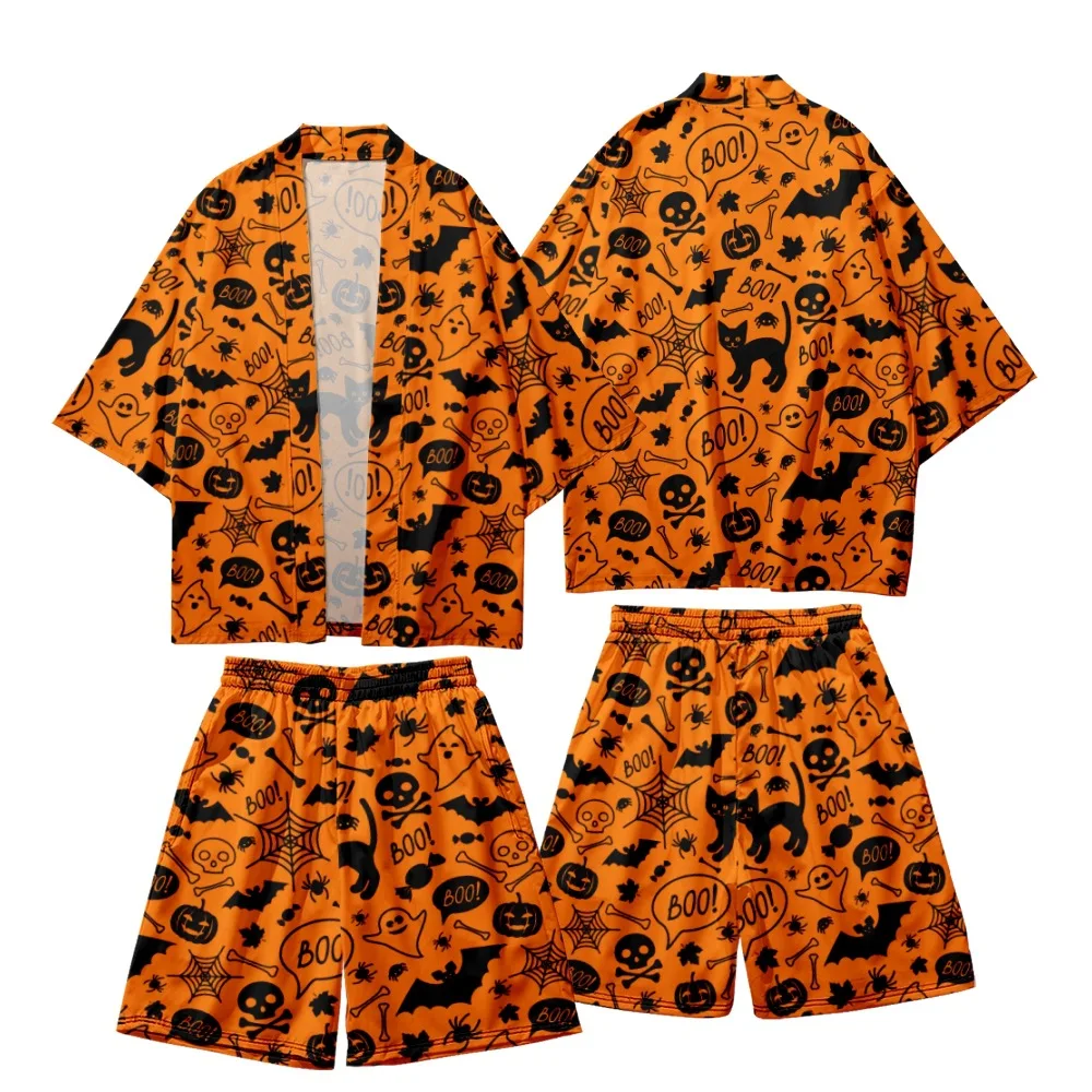 Chinese Style Traditional Print Harajuku Kimono Shorts Sets Two-Piece Suit Yukata Japanese Cardigan Women Men Cosplay
Chinese Style Traditional Print Harajuku Kimono Shorts Sets Two-Piece Suit Yukata Japanese Cardigan Women Men Cosplay