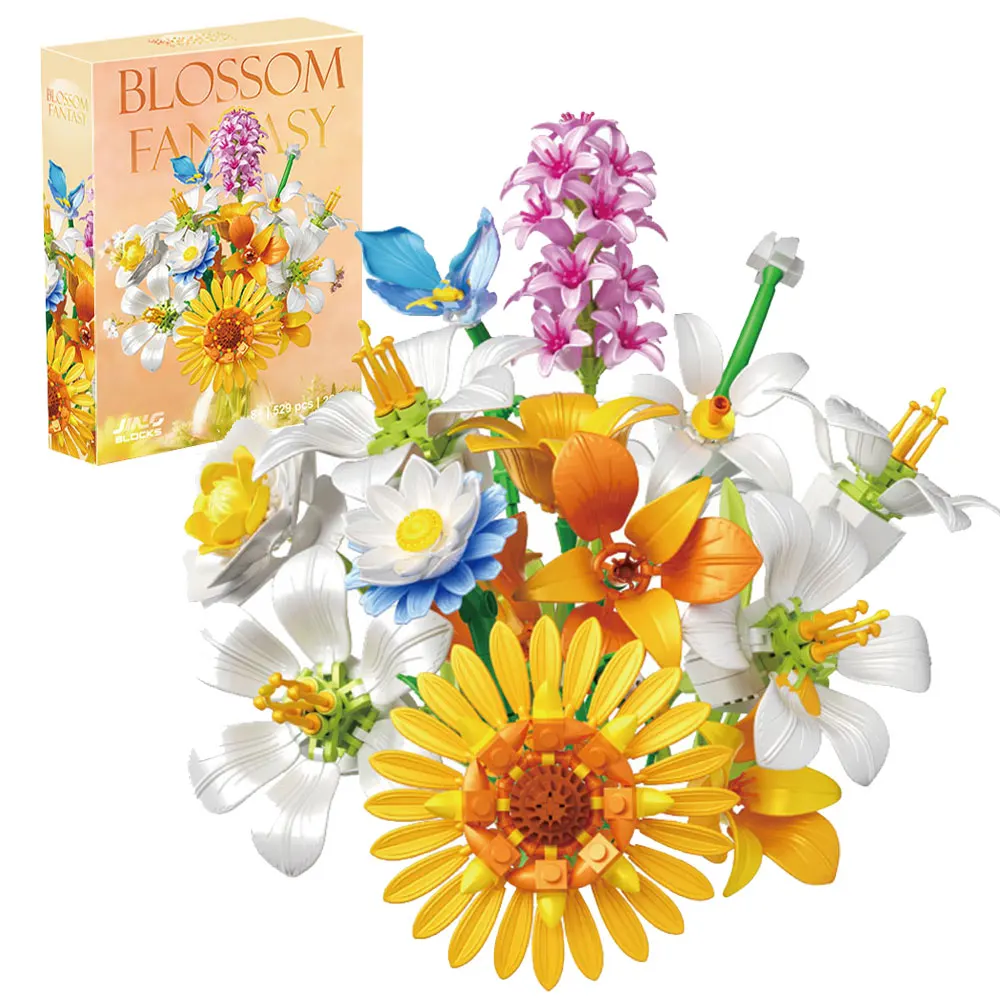 529PCS Blossom Fantasy Flower Building Blocks Bouquet Everlasting Floral Bricks Kit Botanical Collection Toy for Adults Kids
529PCS Blossom Fantasy Flower Building Blocks Bouquet Everlasting Floral Bricks Kit Botanical Collection Toy for Adults Kids