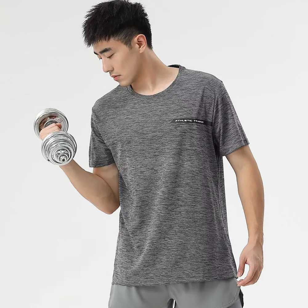 Quick Dry Sport Running T-shirt for Men 2023 Summer Solid Color Short Sleeves Crossfit Marathon Jogging Gym Fitness Tee Tops
Quick Dry Sport Running T-shirt for Men 2023 Summer Solid Color Short Sleeves Crossfit Marathon Jogging Gym Fitness Tee Tops