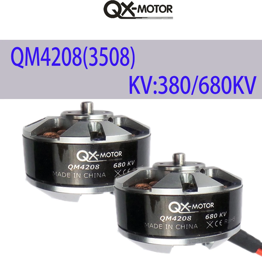 QX-MOTOR QM4208(3508) Brushless Motor 380KV 680KV CW CCW For RC Quadcopter Multirotor Hexa Toy machinery
QX-MOTOR QM4208(3508) Brushless Motor 380KV 680KV CW CCW For RC Quadcopter Multirotor Hexa Toy machinery
