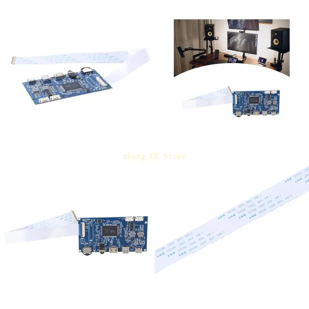 M5TD 1 Set LCD Panel Driver Board with EDP Cable Supports USB 5V Input RTD2556 Main Control Intelligent Chip 2-Channel 2x2W
M5TD 1 Set LCD Panel Driver Board with EDP Cable Supports USB 5V Input RTD2556 Main Control Intelligent Chip 2-Channel 2x2W