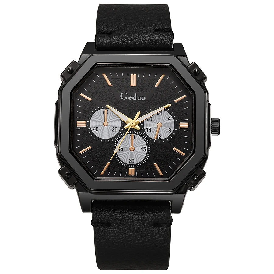 New 2025 Men's Quartz Watch Casual Leather Strap Business Style Wristwatch Reloj De Hombre Montre Homme Saat Zegar
New 2025 Men's Quartz Watch Casual Leather Strap Business Style Wristwatch Reloj De Hombre Montre Homme Saat Zegar