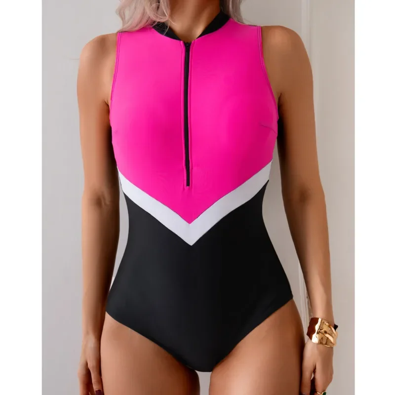 Sexy Women's Swimsuits Closed One-Piece Swimwear Sports Surfing Swimming Wear Bodysuit Bathing Suits Beachwear Pool Bather 2025
Sexy Women's Swimsuits Closed One-Piece Swimwear Sports Surfing Swimming Wear Bodysuit Bathing Suits Beachwear Pool Bather 2025