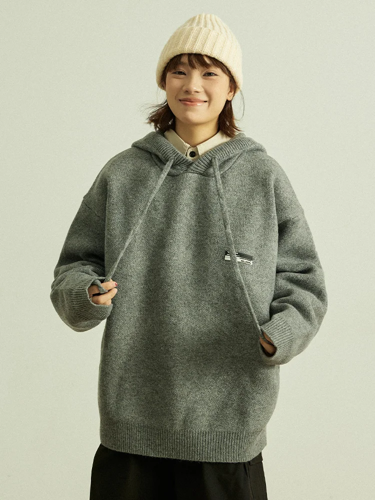 GoodNorth Thiened вязаный свободный свитшот с капюшоном, теплый зимний пуловер, длинный свек, цветной трикотаж стандартной посадки
GoodNorth Thiened вязаный свободный свитшот с капюшоном, теплый зимний пуловер, длинный свек, цветной трикотаж стандартной посадки