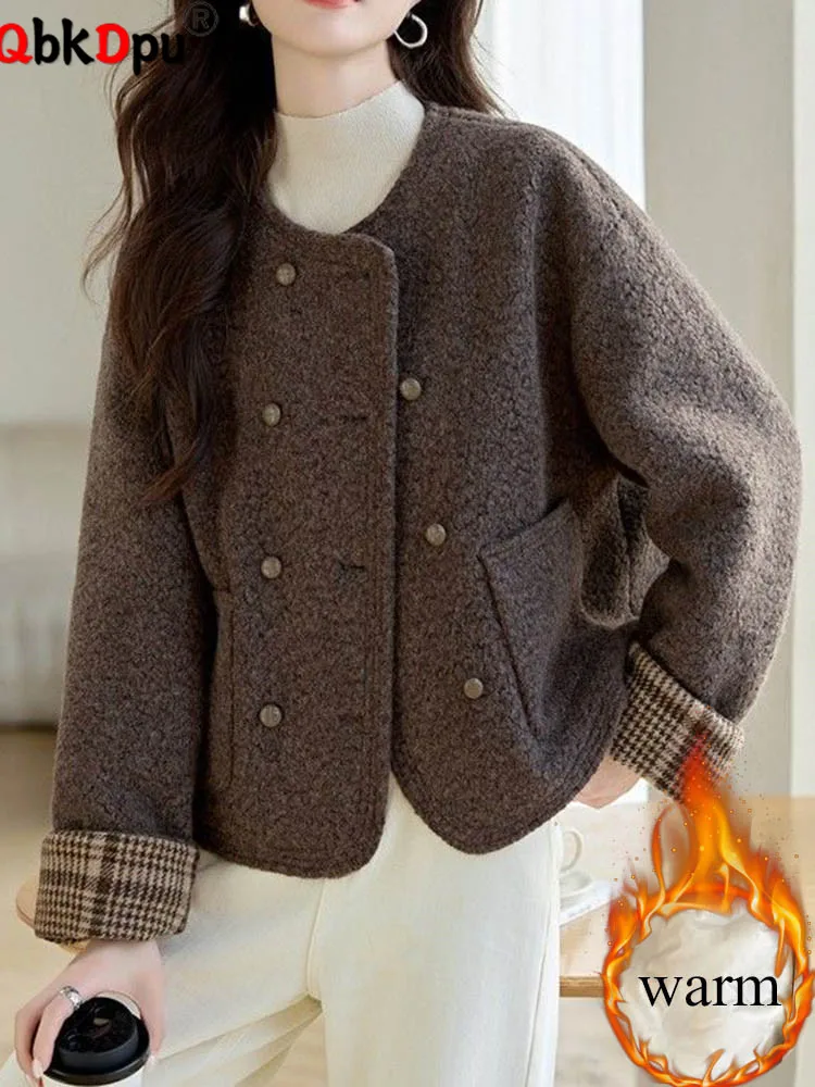 Утолщенная верхняя одежда со сращенным дизайном, корейская мода, однобортные пуховые хлопковые куртки с круглым вырезом, женские повседневные Chaquetas с длинными рукавами
Утолщенная верхняя одежда со сращенным дизайном, корейская мода, однобортные пуховые хлопковые куртки с круглым вырезом, женские повседневные Chaquetas с длинными рукавами