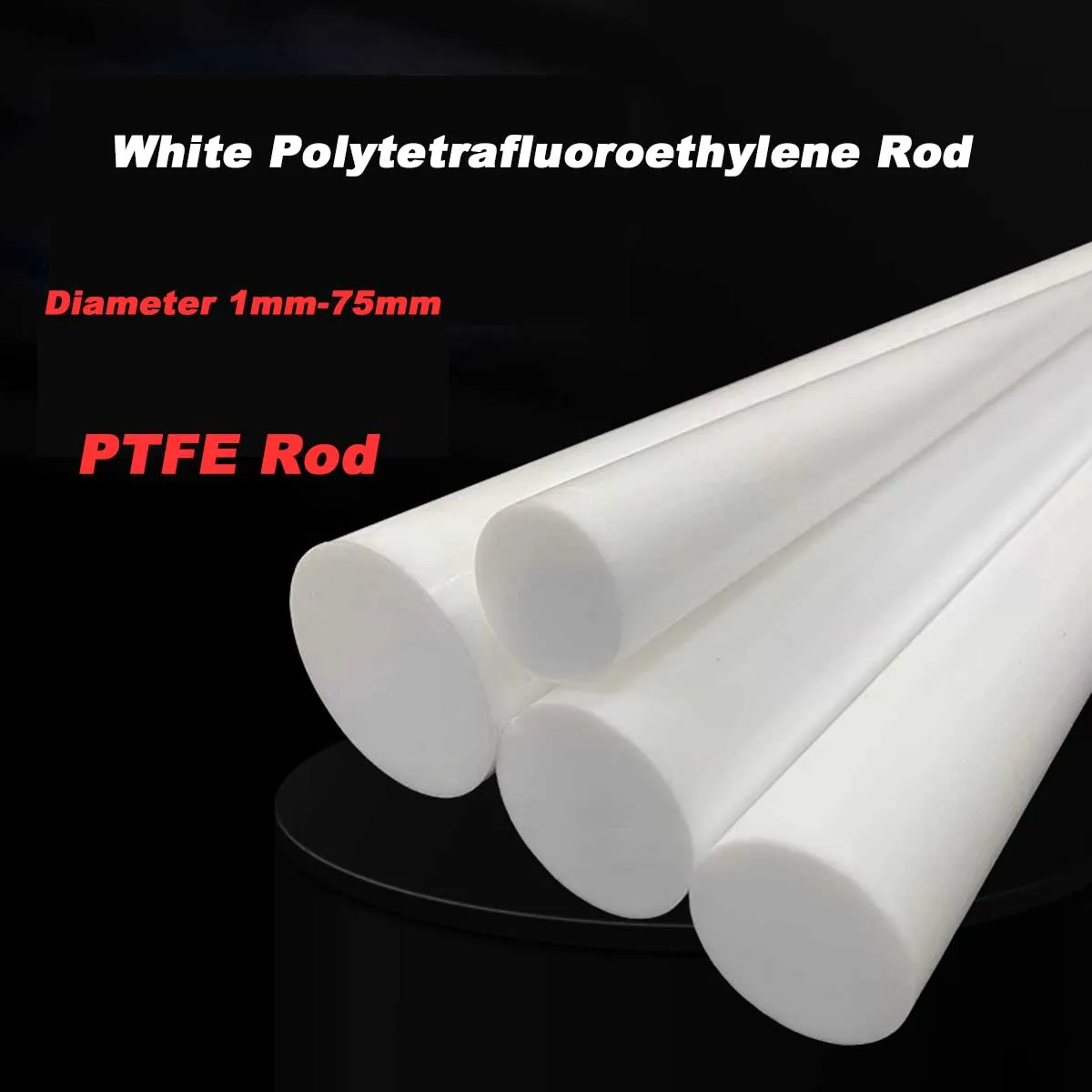 Diameter 1mm-75mm PTFE Rod, White Polytetrafluoroethylene Rod, Brand New Material, Cylindrical Rod Processing
Diameter 1mm-75mm PTFE Rod, White Polytetrafluoroethylene Rod, Brand New Material, Cylindrical Rod Processing