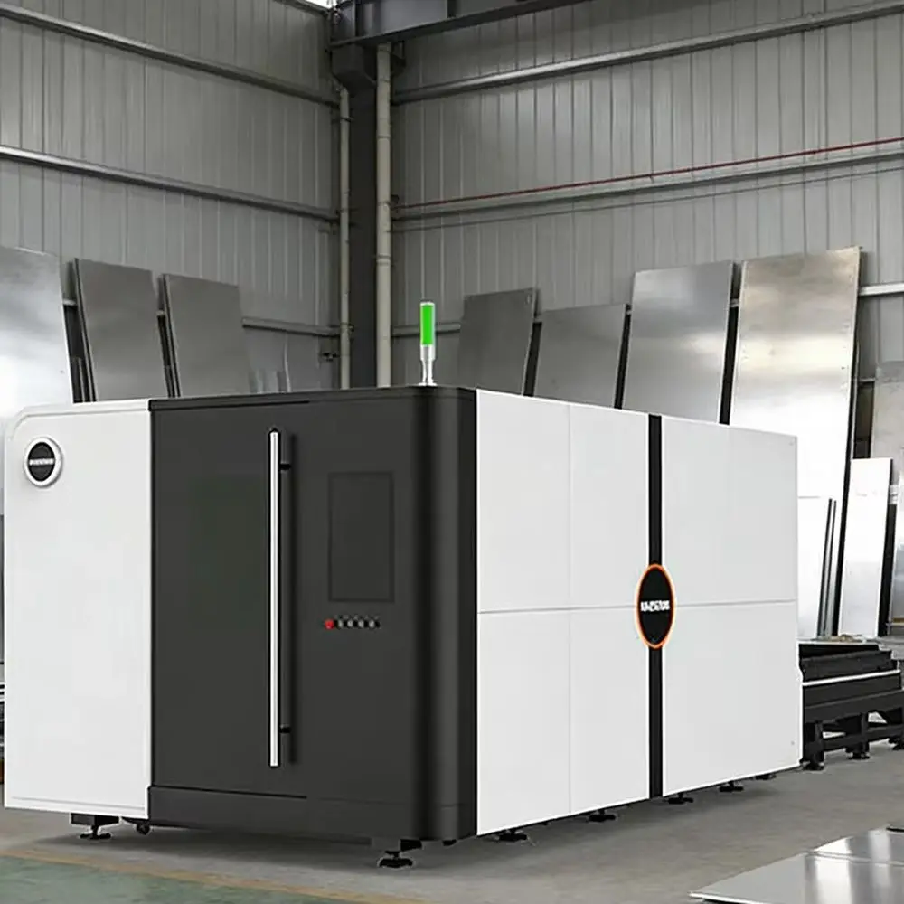 3015 Steel CNC Fiber Laser Cutting Machine 1000W Power Automatic 3-Axis High-Speed German Full Cover Sheet Metal High-Accuracy
3015 Steel CNC Fiber Laser Cutting Machine 1000W Power Automatic 3-Axis High-Speed German Full Cover Sheet Metal High-Accuracy