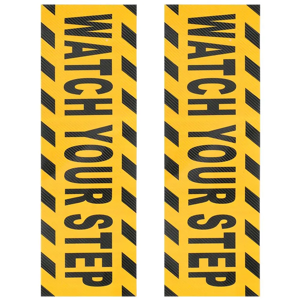 2Pcs Anti Slip Stickers 30x10cm Black Yellow Watch Step Sign Tape Non Skid Decals Stairs Walkways Indoor Outdoor
2Pcs Anti Slip Stickers 30x10cm Black Yellow Watch Step Sign Tape Non Skid Decals Stairs Walkways Indoor Outdoor