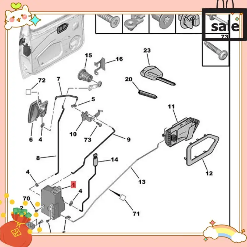 NEW-Front Left Door Latch Actuator 9135.H6 9135P1 For Citroen 1996-2011 Car Central Door Lock Latch 9135.P1 9135H6
NEW-Front Left Door Latch Actuator 9135.H6 9135P1 For Citroen 1996-2011 Car Central Door Lock Latch 9135.P1 9135H6
