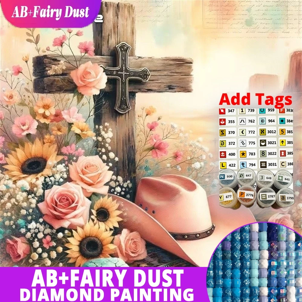 AB Fairy Dust Diamond Mosaic Flower Landscape DIY Cross Painting Hat Pattern for Adults Beginners Craft Kit Wall Decoration
AB Fairy Dust Diamond Mosaic Flower Landscape DIY Cross Painting Hat Pattern for Adults Beginners Craft Kit Wall Decoration