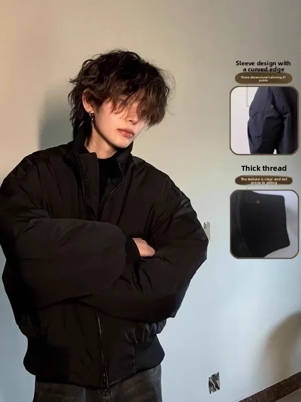 Мужская пилотская куртка из хлопка с утепленным воротником-стойкой, зимняя теплая верхняя одежда, стильная молодежная повседневная свободная модель
Мужская пилотская куртка из хлопка с утепленным воротником-стойкой, зимняя теплая верхняя одежда, стильная молодежная повседневная свободная модель