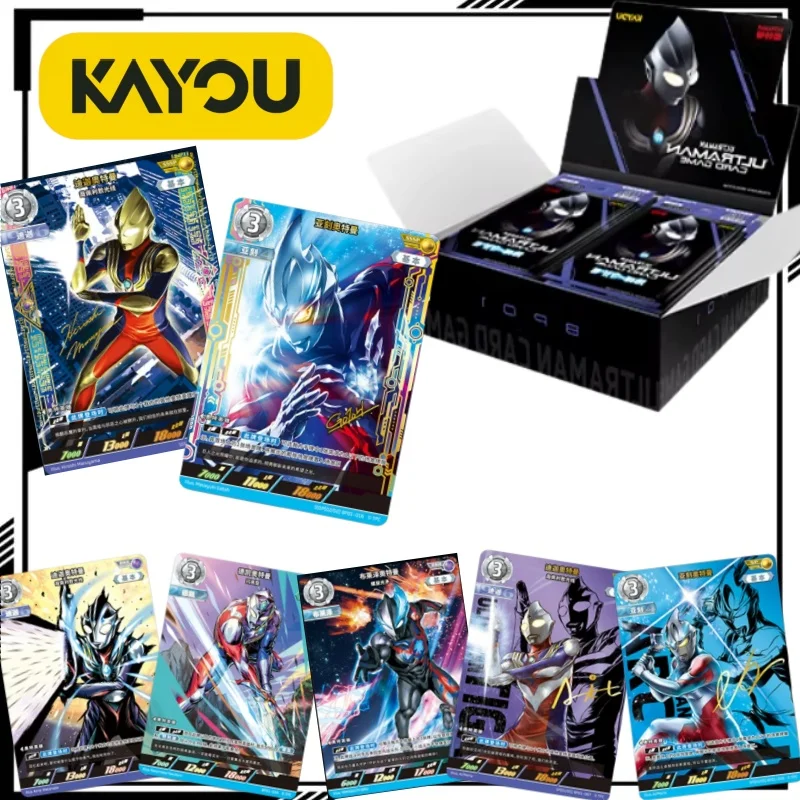 KAYOU Ultraman Collectible Card Game Earth Guardian Cartoon Ultraman Collector Card Anime Merchandise Holiday Gift Trendy Toy
KAYOU Ultraman Collectible Card Game Earth Guardian Cartoon Ultraman Collector Card Anime Merchandise Holiday Gift Trendy Toy