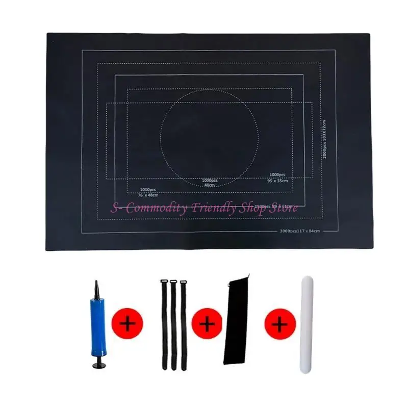 85AE Practical Puzzle Saver Container Mat Roll Pad Puzzle Storage Blanket Set
85AE Practical Puzzle Saver Container Mat Roll Pad Puzzle Storage Blanket Set