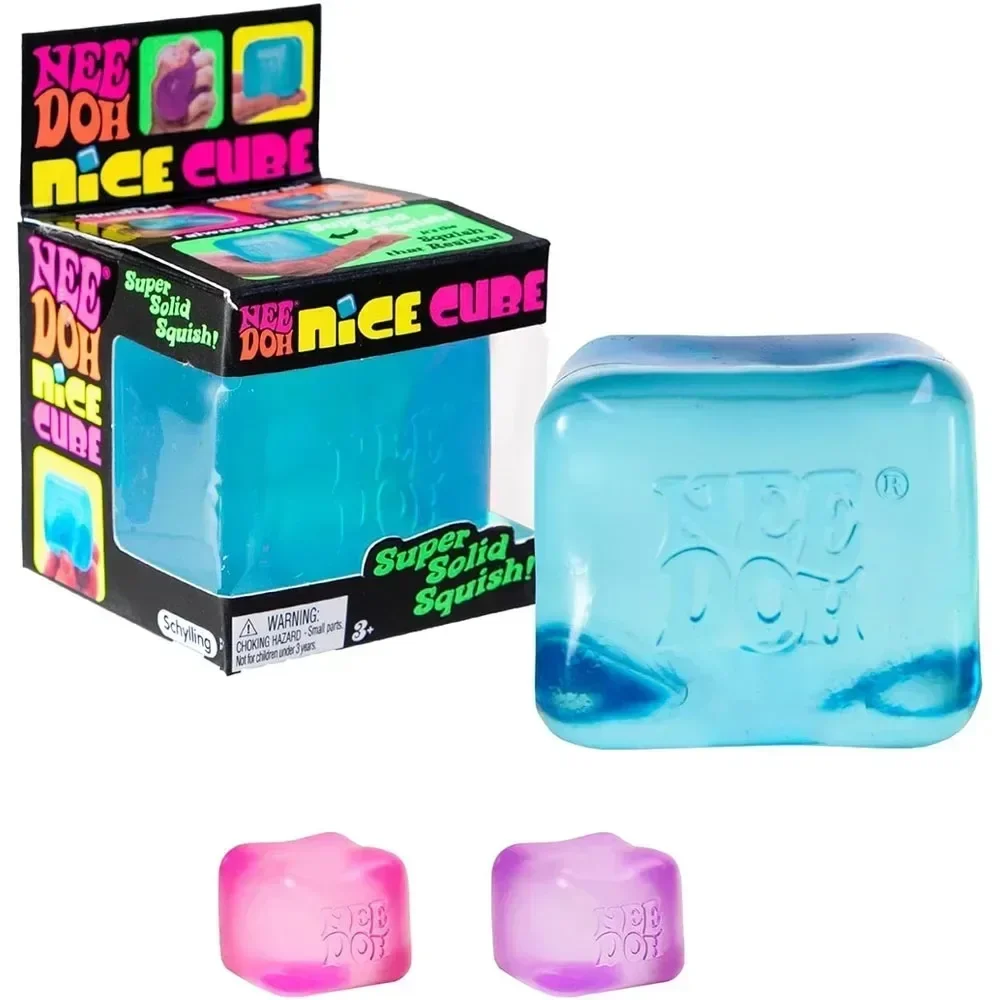 Needoh Nice Cube Sensory Stress Reliever Fidget Tool for Anxiety &Focus Desk Sensory Cube for Adults & Anti-Anxiety Squeeze Kids
Needoh Nice Cube Sensory Stress Reliever Fidget Tool for Anxiety &Focus Desk Sensory Cube for Adults & Anti-Anxiety Squeeze Kids
