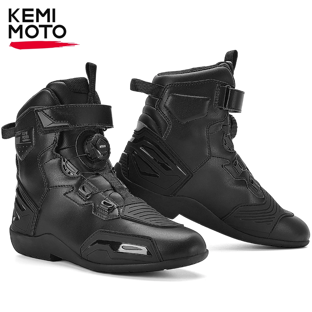 Motorcycle Waterproof Shoes for Men with Dial Closure System Boots Motocross Off-Road Wear-resistant Ankle Protection
Motorcycle Waterproof Shoes for Men with Dial Closure System Boots Motocross Off-Road Wear-resistant Ankle Protection