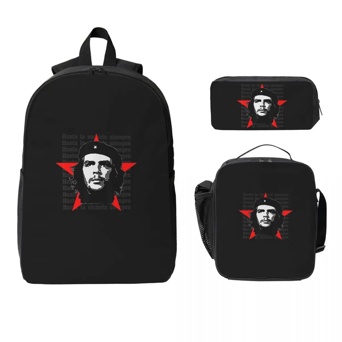 Che Guevara Backpack Student Boys Girls BookBag School Bag Laptop Shoulder Bags 3ps Insulated Lunch Bag Pencil Case
Che Guevara Backpack Student Boys Girls BookBag School Bag Laptop Shoulder Bags 3ps Insulated Lunch Bag Pencil Case