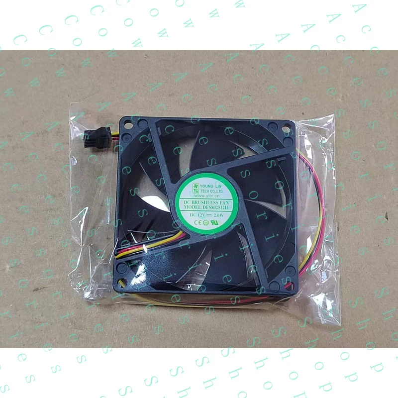 PP+ 1PC 3-Pin Silent Cooling Fan DFB802512H DC12V 2.0W 8CM
PP+ 1PC 3-Pin Silent Cooling Fan DFB802512H DC12V 2.0W 8CM