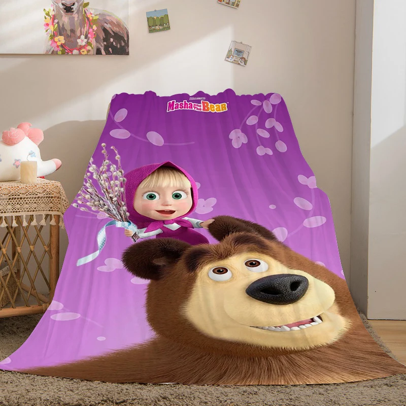 Sofa Blankets for Winter A-Masha and Bear Cute Fluffy Soft Blankets Warm Fleece Custom Bed Throws King Size Microfiber Bedding
Sofa Blankets for Winter A-Masha and Bear Cute Fluffy Soft Blankets Warm Fleece Custom Bed Throws King Size Microfiber Bedding